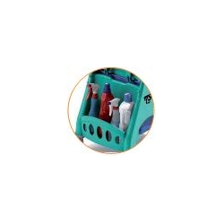 Wózek 1x25l TTS NICK Plus 10, rączka, element uchwyt na worek, wspornik #TT6509